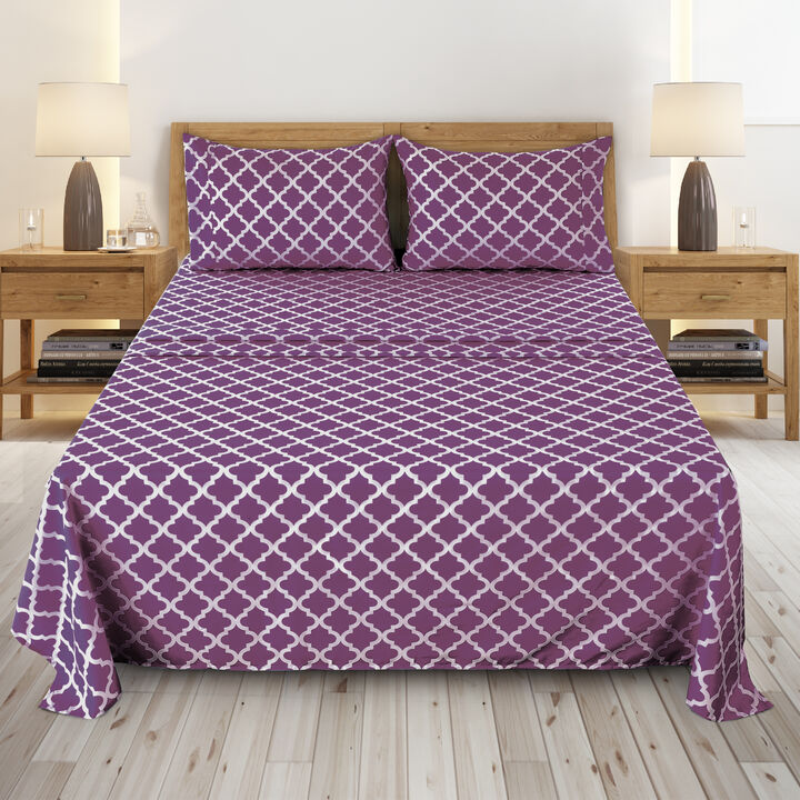 Lux Decor Collection Bed Sheets - Brushed Microfiber Sheet Set