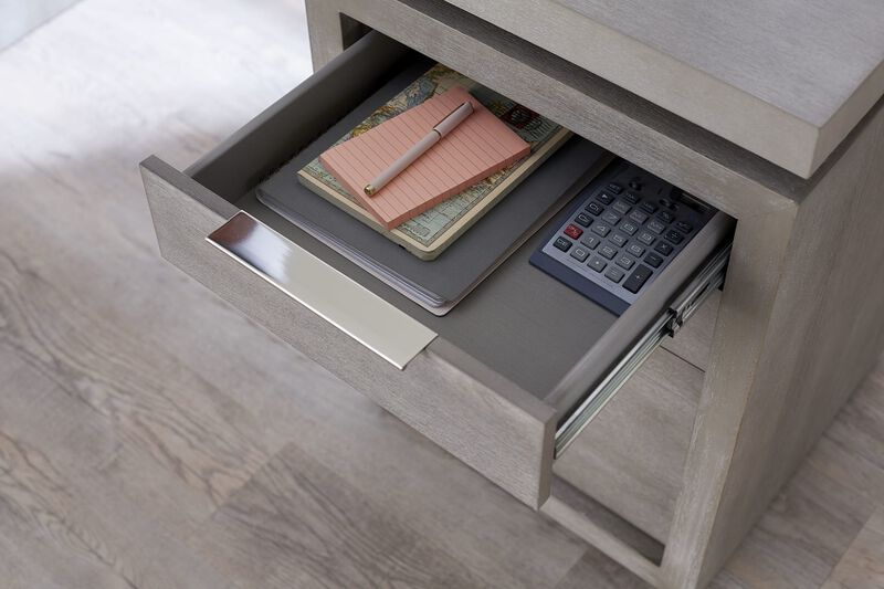 Oxford Three-Drawer Single Pedestal Desk