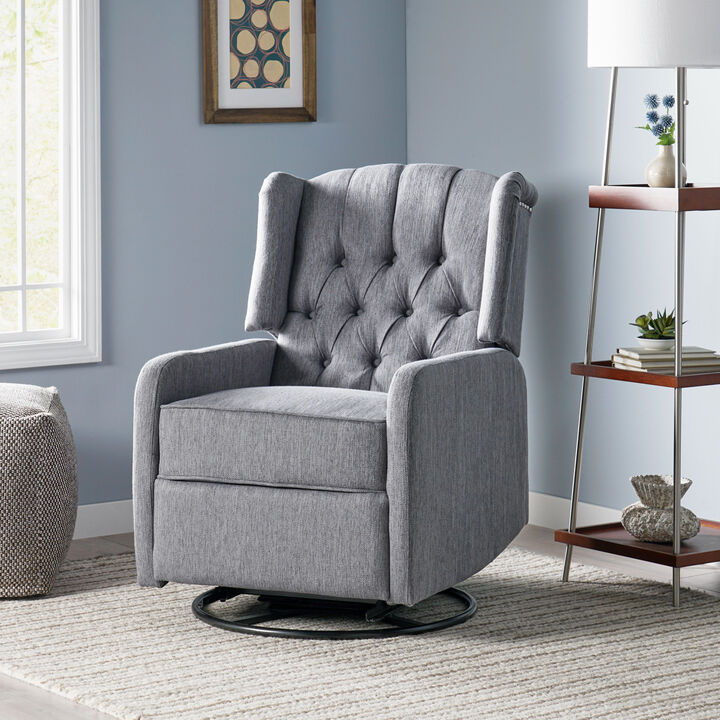 Merax Manual Recliner Chair with 360-Degree Swivel