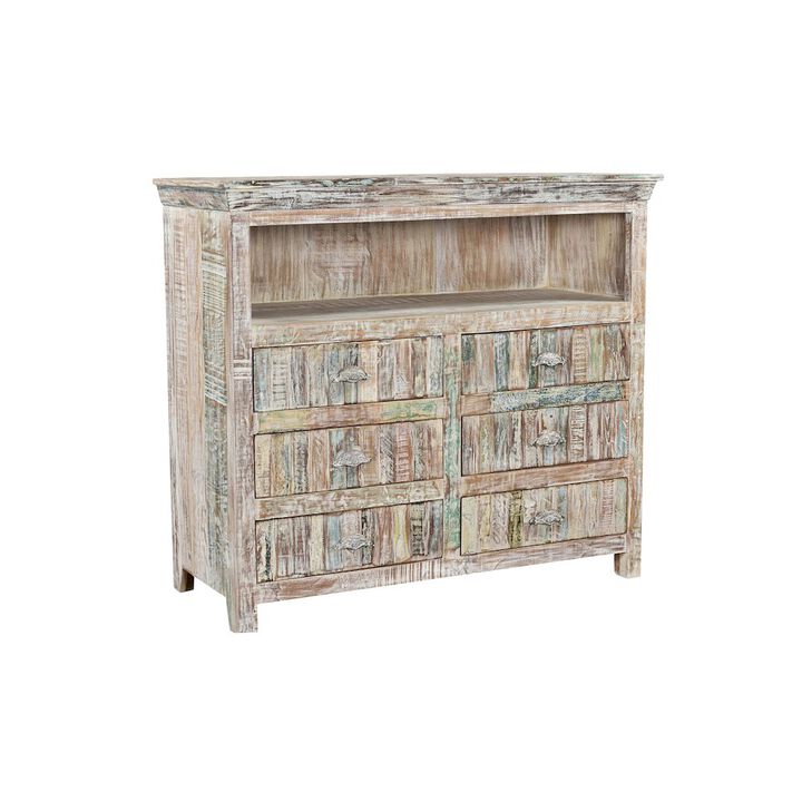 Taran Designs Prescott 6-drawer Solid Wood Media Chest