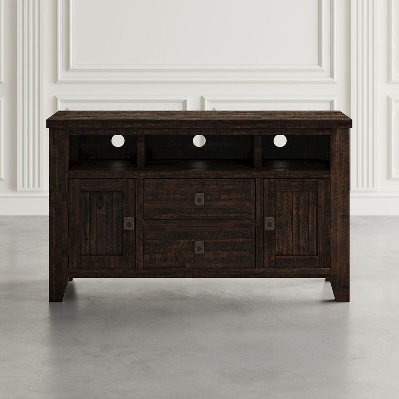 Jofran Kona Grove Distressed Rustic Solid Wood 50 Media Unit
