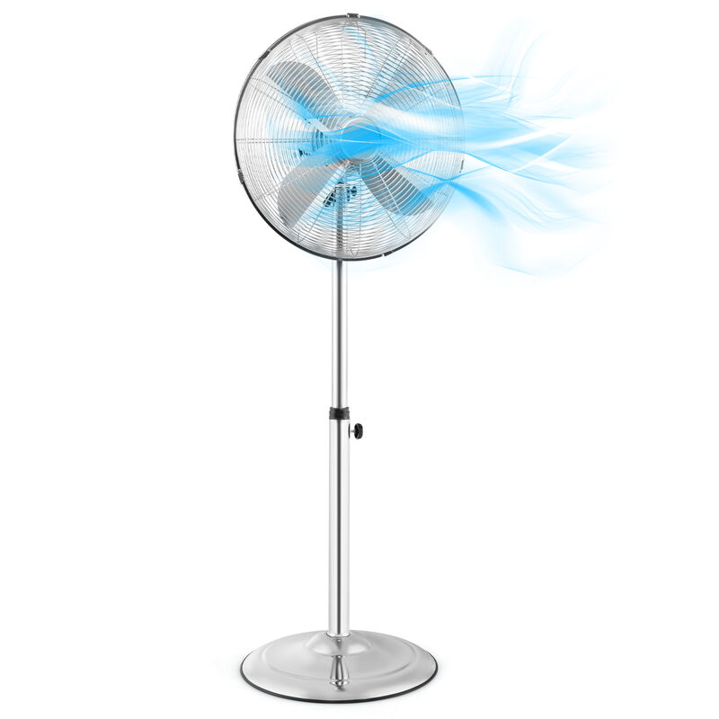 Pedestal Standing Fan Oscillating Pedestal Fan with 3 Speeds and Adjustable Height