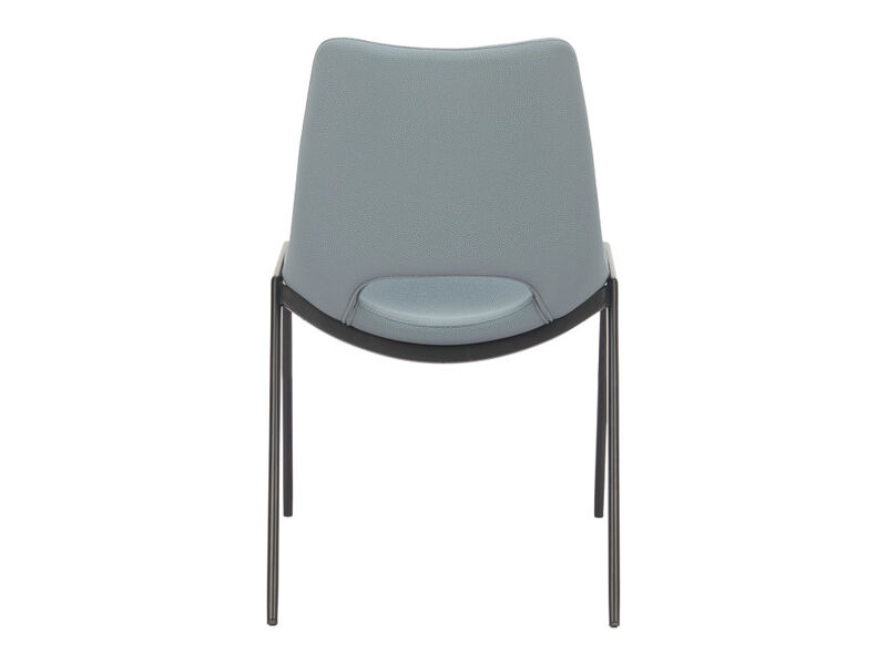 Desi Armless Dining Chair (Set of 2) Azure Gray
