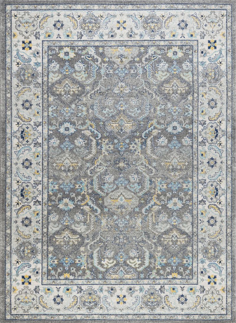 Pasargad Home Turkish Chelsea Design Grey Area Rug-12' 0'' X 15' 0''