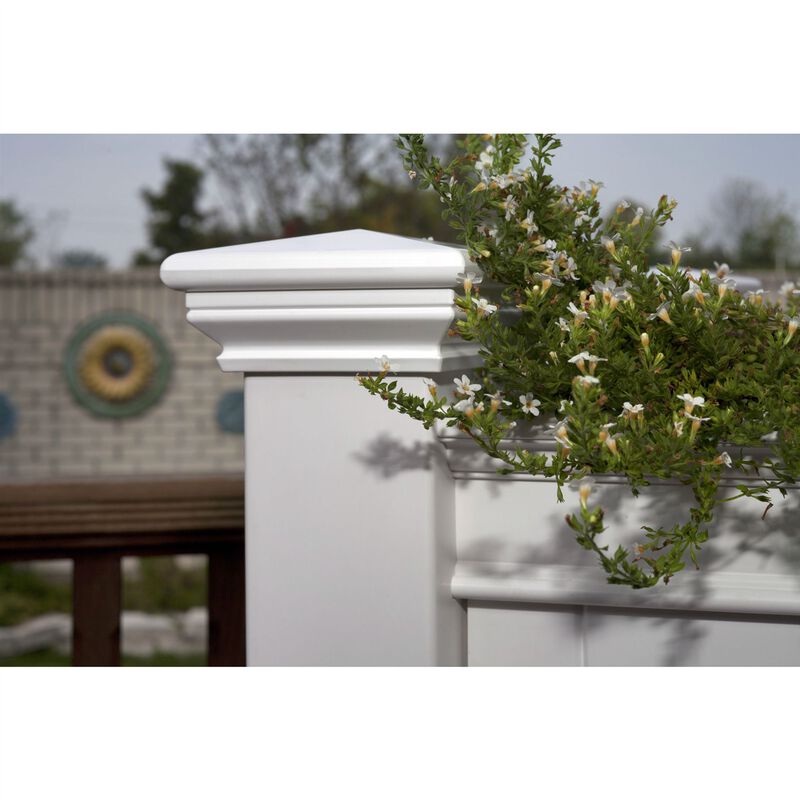 QuikFurn Elevated Planter Raised Grow Bed in White Vinyl