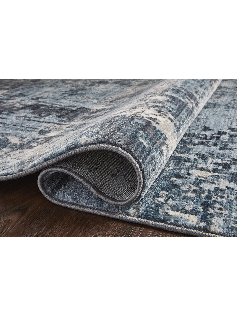Samra SAM06 Charcoal/Sky 7'10" x 10' Rug