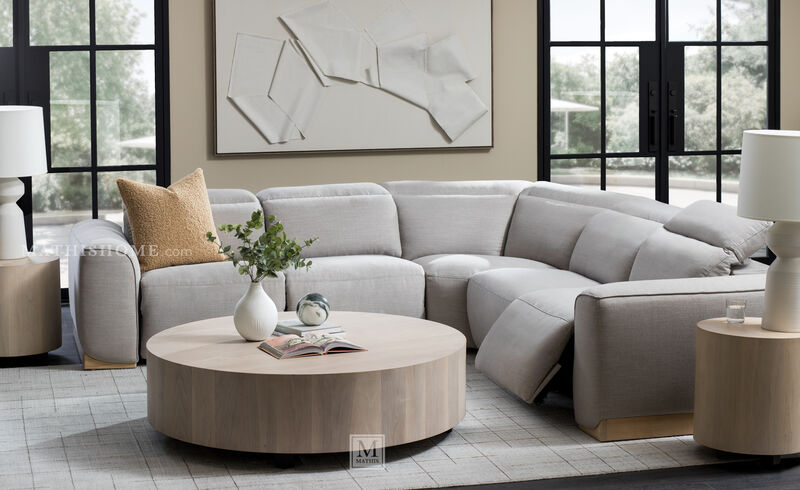Becki Owens Sage 5-Piece Power Sectional