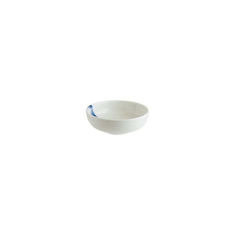 Blue Wave dia.5.5" h:2" 15 oz. Round Decorated Porcelain Bowl (Set of 4)