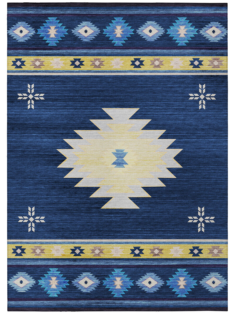 Phoenix PH4 Navy 3' x 5' Rug
