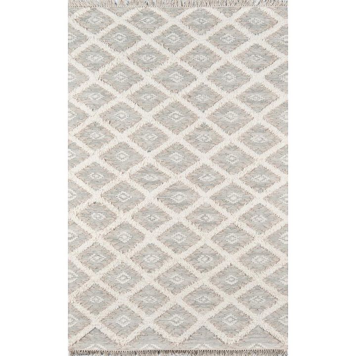 Momeni Contemporary Runner Area Rug, Grey, 2'3 X 7'10 Runner