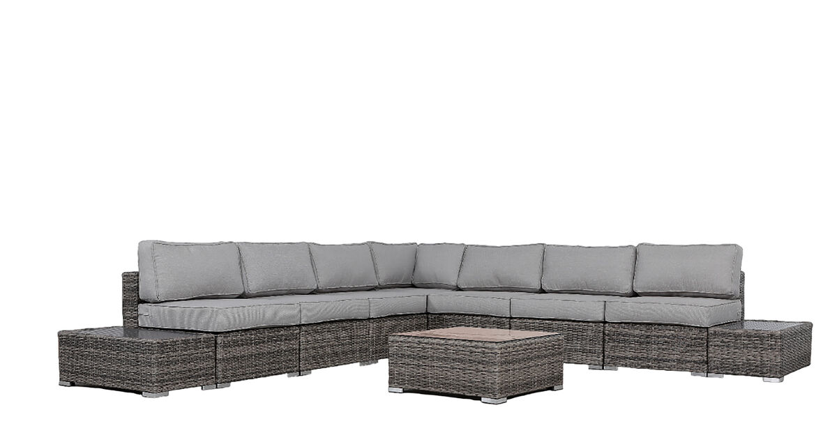 Living Source International Fully Assembled 6 - Person Seating Group with Cushions New
