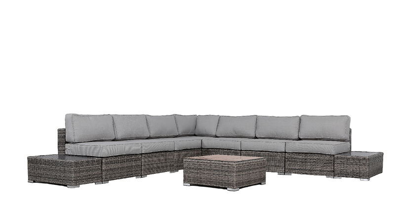 Living Source International Fully Assembled 6 - Person Seating Group with Cushions New