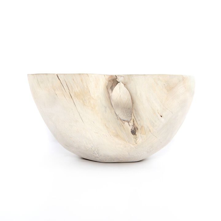 Live Edge Bowl-Ivory