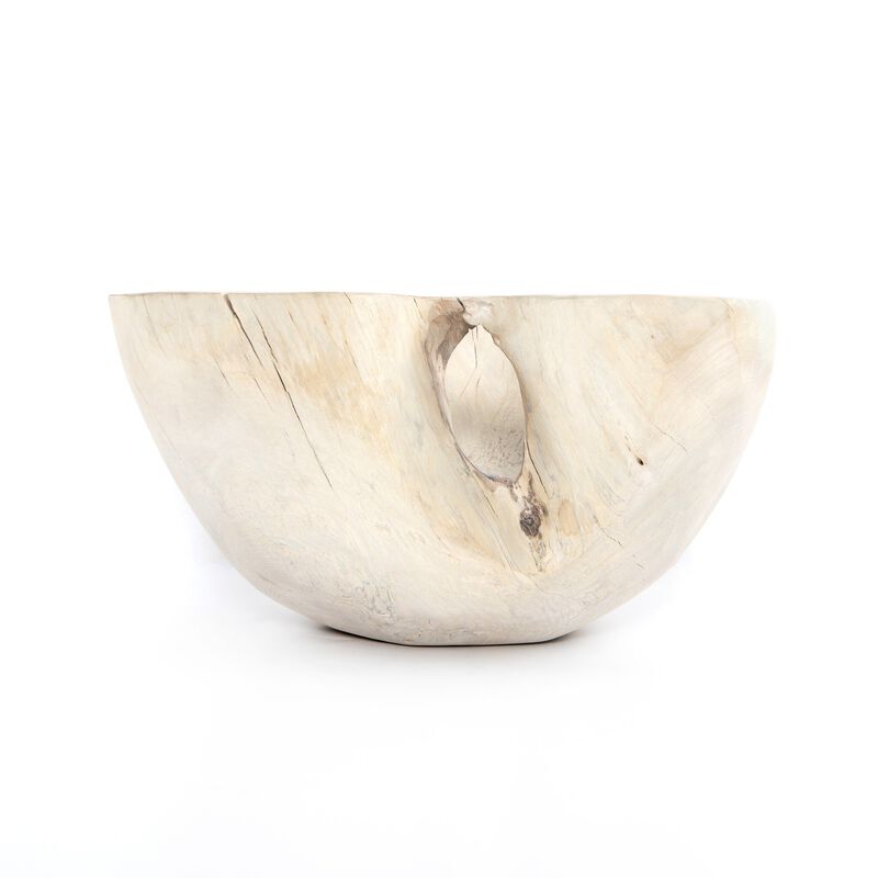Live Edge Bowl-Ivory
