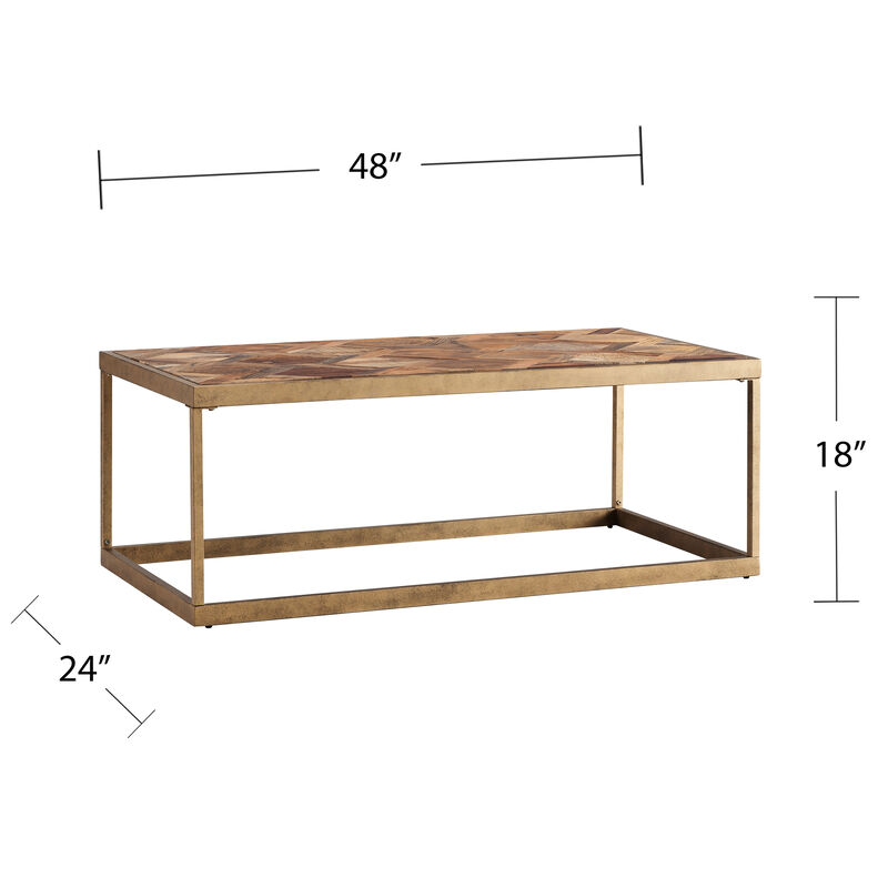 Tring Reclaimed Wood Cocktail Table