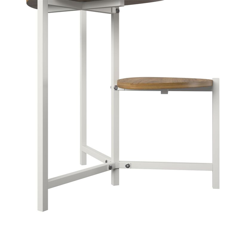 Novogratz Tallulah Plant Stand, Walnut/White