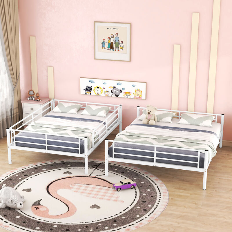 Merax Full XL Over Queen Metal Bunk Bed
