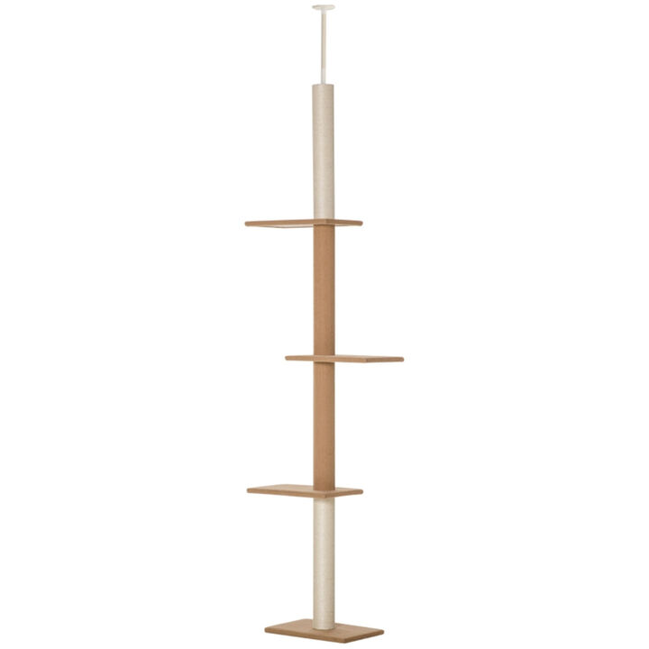 Multi-Level Cat Tree with Scratching Posts, Perches, and Cozy Hideaways for Cats