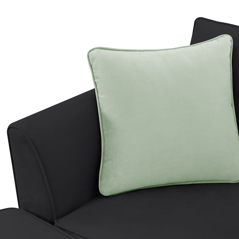 Merax 7 Seats Modular Sectional Sofa with Ottoman