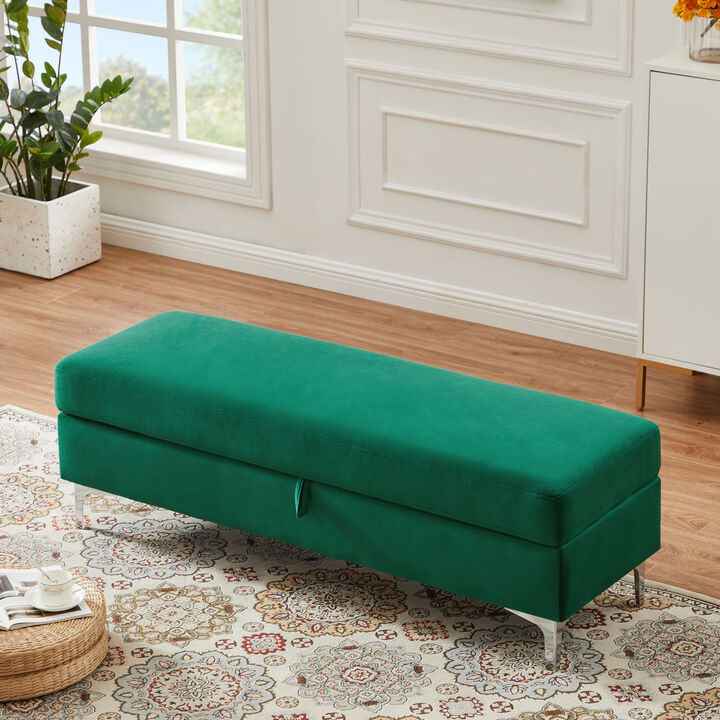 Dark Green Leisure Stool