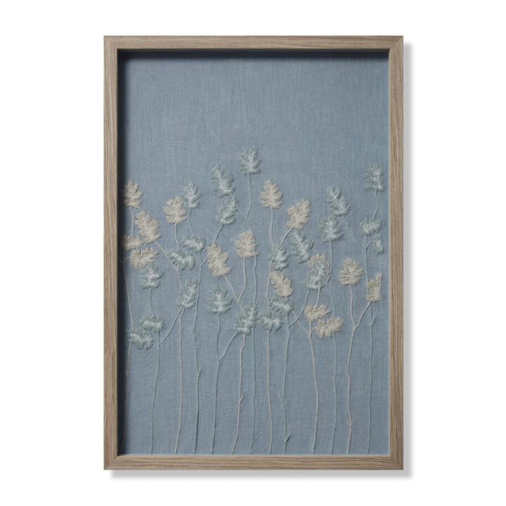 Poppy Blue Green Wall Art