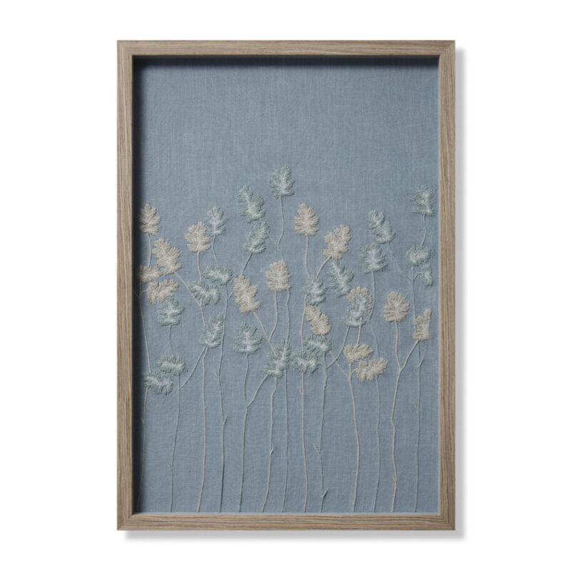 Poppy Blue Green Wall Art