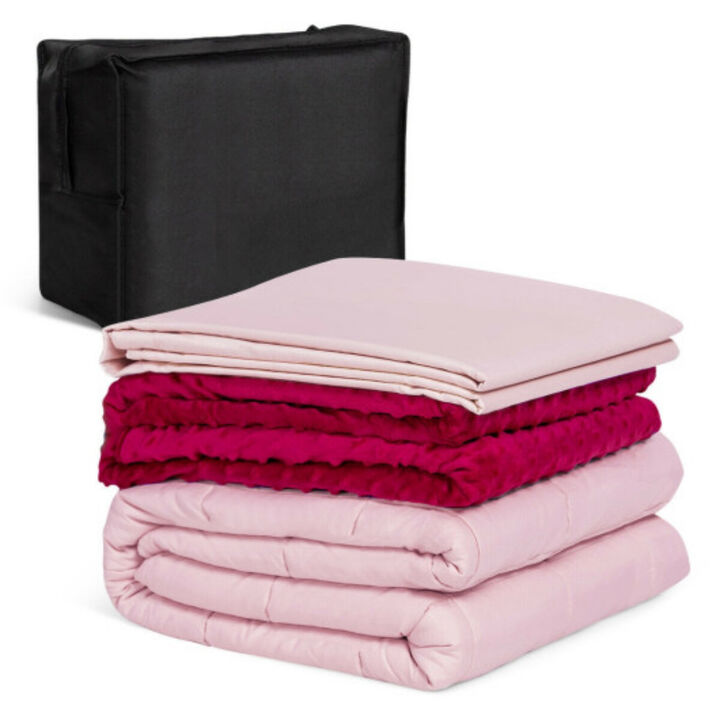 60" x 80" Weighted Blanket with Hot & Cold Duvet Covers