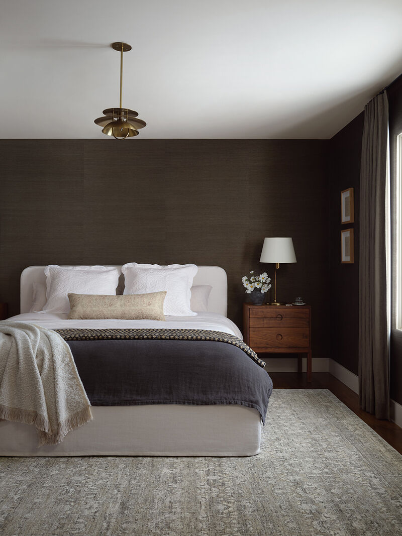 Honora Grey/Beige 7'10" x 10' Area Rug by Amber Lewis x Loloi