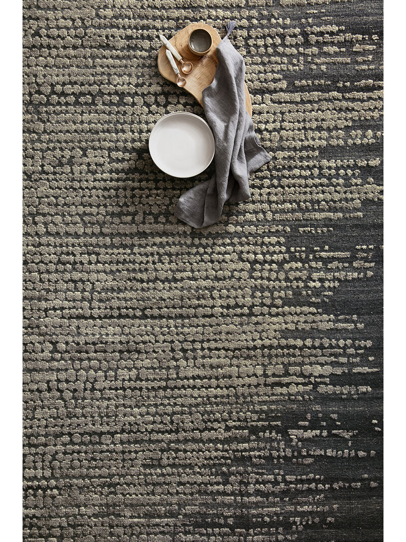 Naomi NAO02 Charcoal/Stone 9'6" x 13'6" Rug