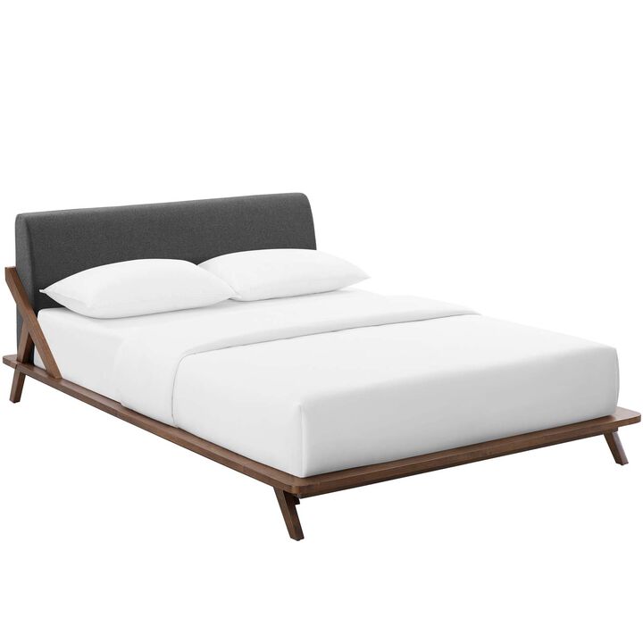 Modway - Luella Queen Upholstered Fabric Platform Bed