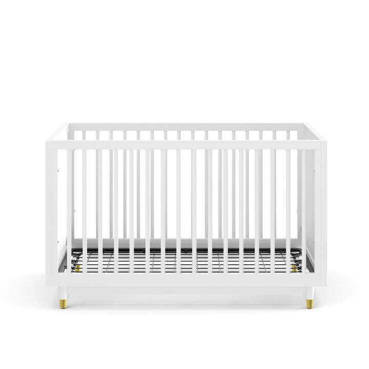Aviary 3-in-1 Crib with Adjustable Mattress Height, White