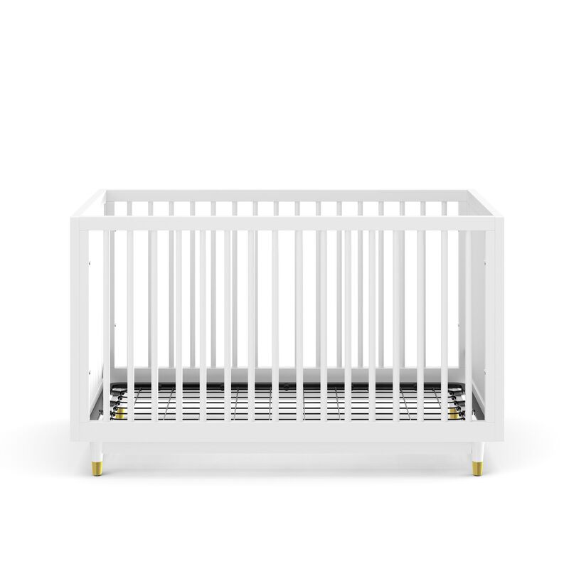 Aviary 3-in-1 Crib with Adjustable Mattress Height, White