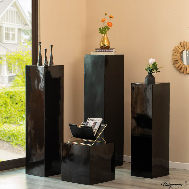 47-Inch Black Pedestal Backdrop Stand