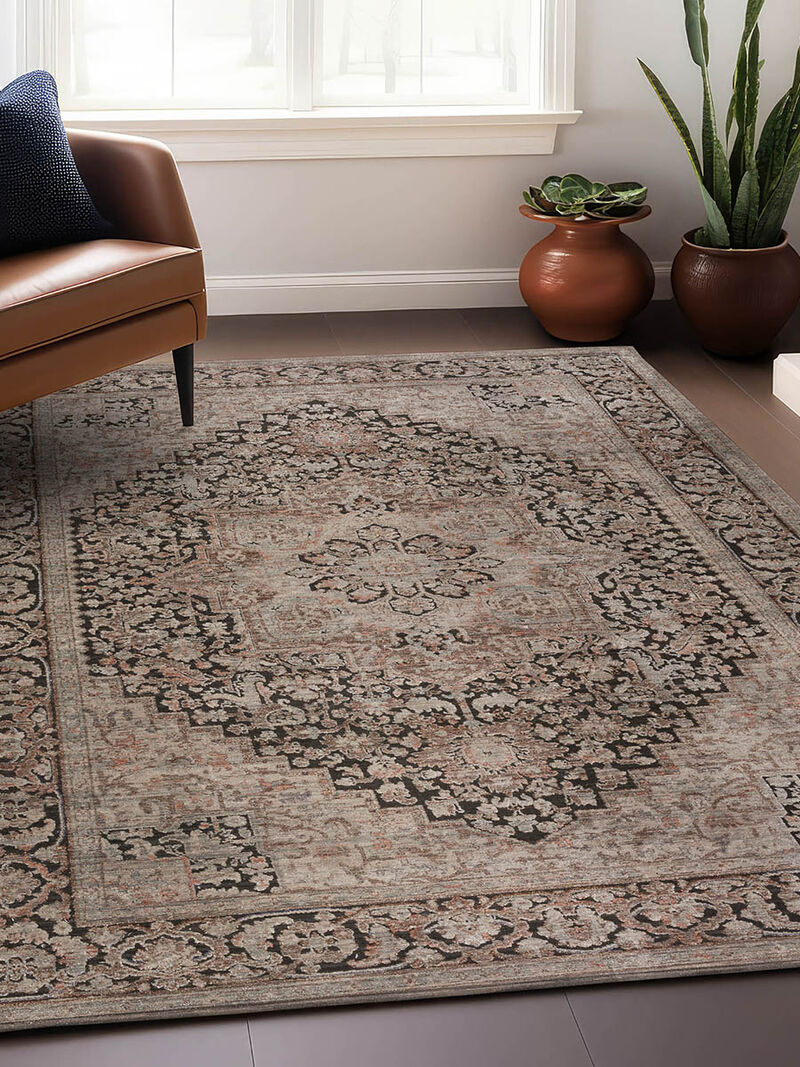 Vizcia VZ3 Gray 3' x 5'1" Rug