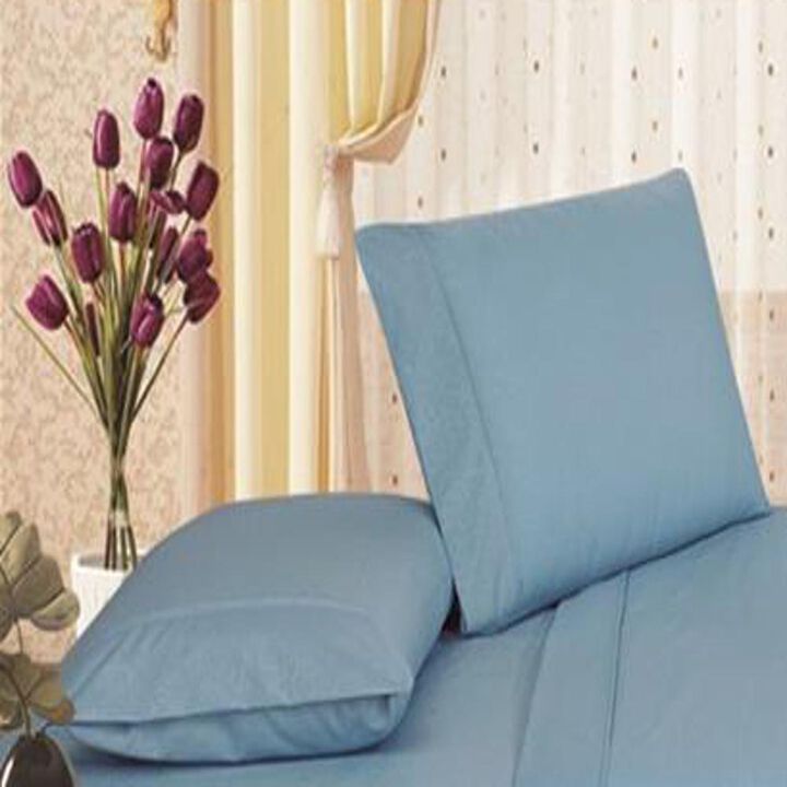 Plazatex Vine Print 90GSM Brushed Microfiber Soft Wrinkle Free Sheet Set