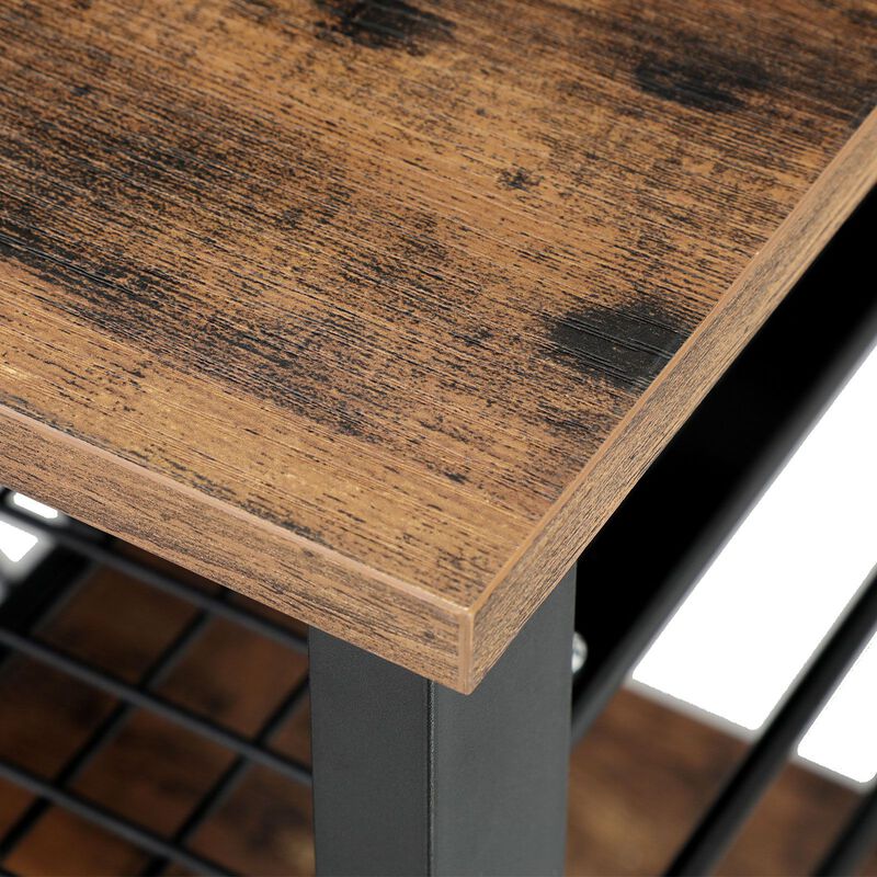 Stylish Metal Frame Kitchen Shelf for Contemporary Spaces