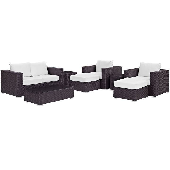 Modway - Convene 8 Piece Outdoor Patio Sofa Set