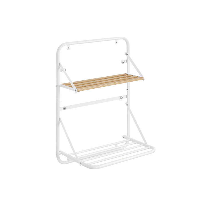 Wall-Mounted Clothes Drying Rack for Efficient Laundry Drying and Space-Saving