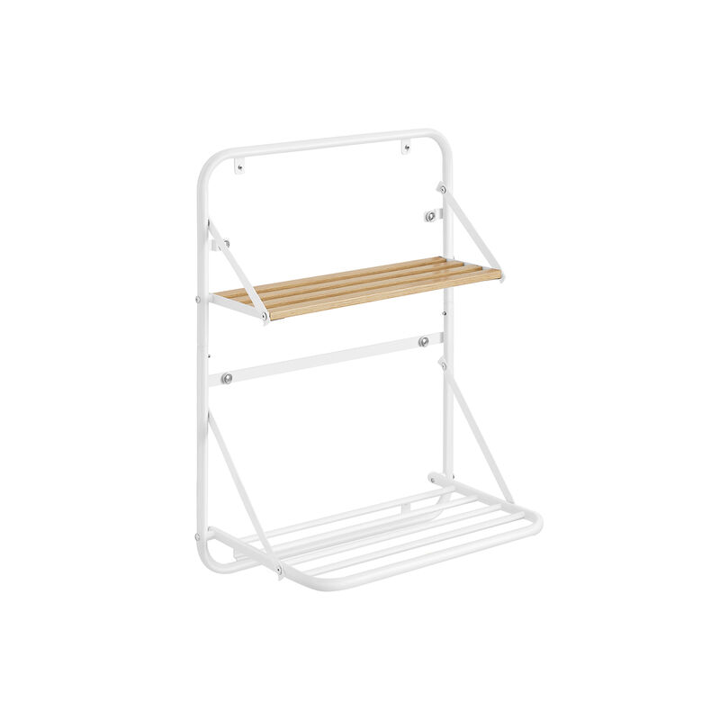 Wall-Mounted Clothes Drying Rack for Efficient Laundry Drying and Space-Saving