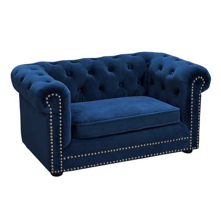 Belen Kox Navy Velvet Pet Retreat, Belen Kox