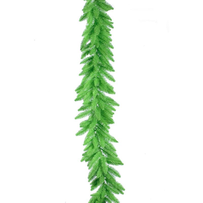 Vickerman  Lime Dura-Lit Garland with Lime LED Lights 9 ft. x 14 in.