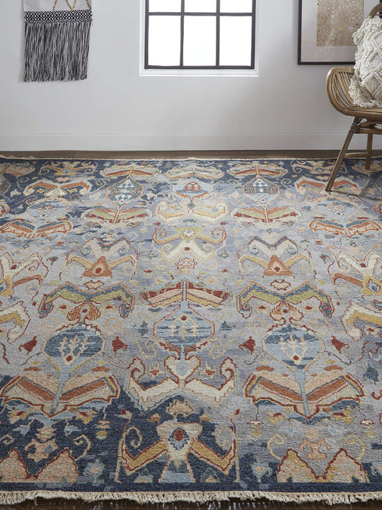 Leylan 0563F 2' x 3' Blue/Gray/Tan Rug
