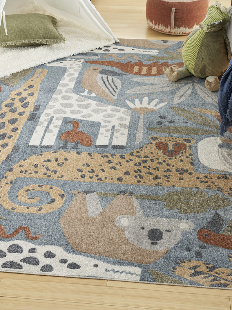 Astra Machine Washable ASW01 Multicolor 9' x 12' Rug