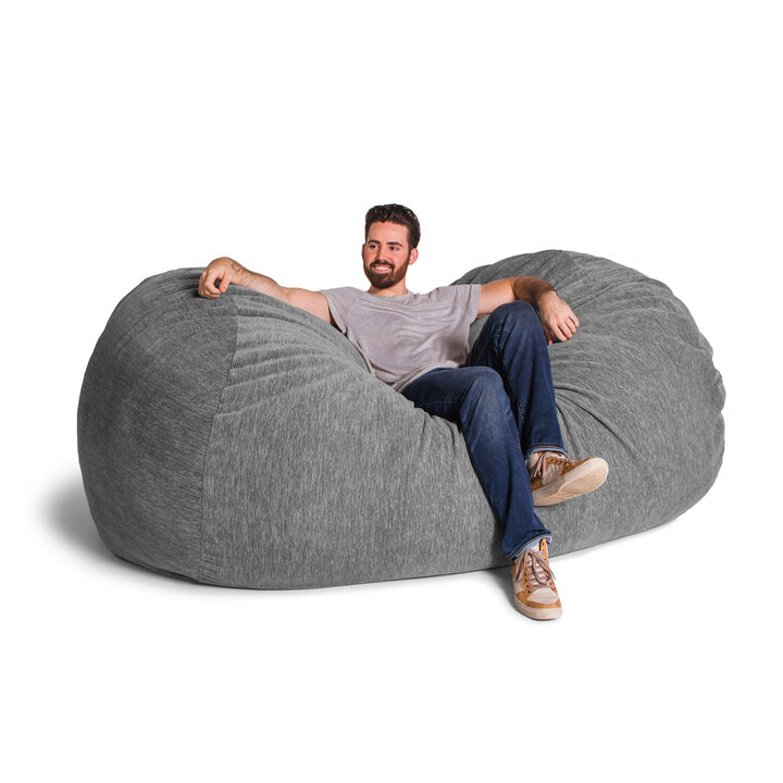 Jaxx 7 Foot Giant Bean Bag Sofa - Premium Chenille