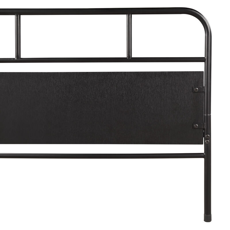 Merax Metal Daybed Platform Bed Frame with Trundle Built-in Casters