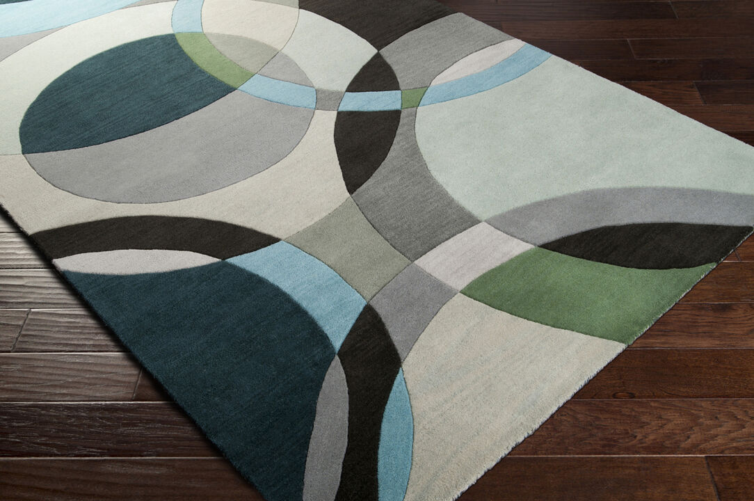Forum FM-7210 7'6' x 9'6' Blue Rug