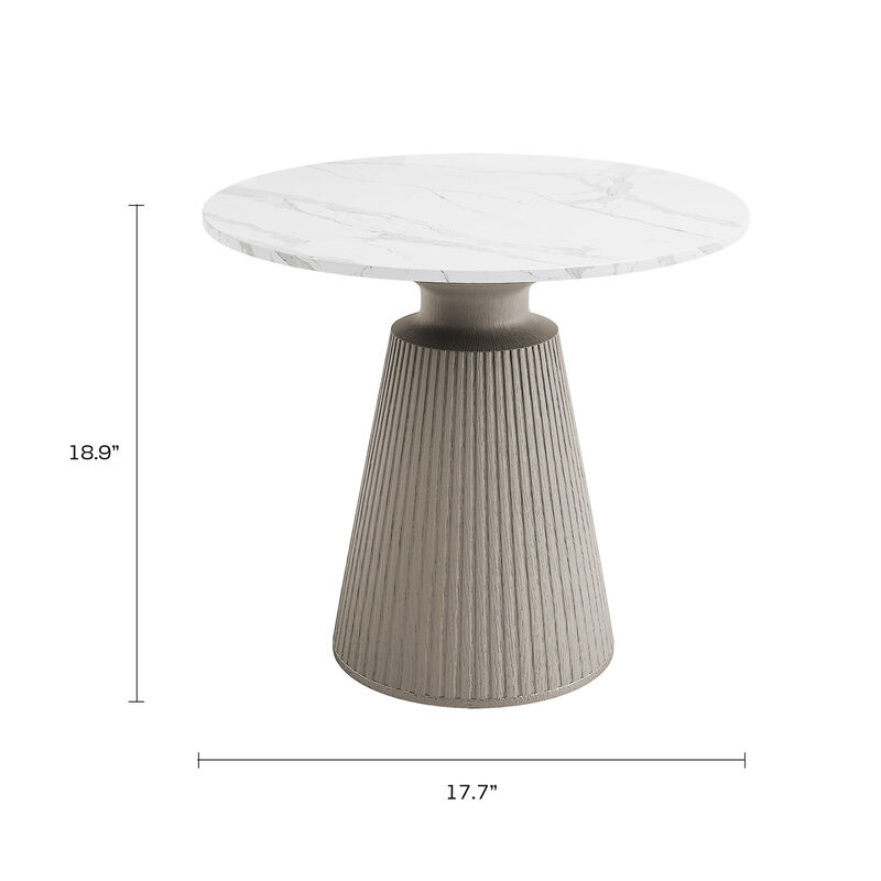 17.5" LEDA OUTDOOR & INDOOR SIDE TABLE