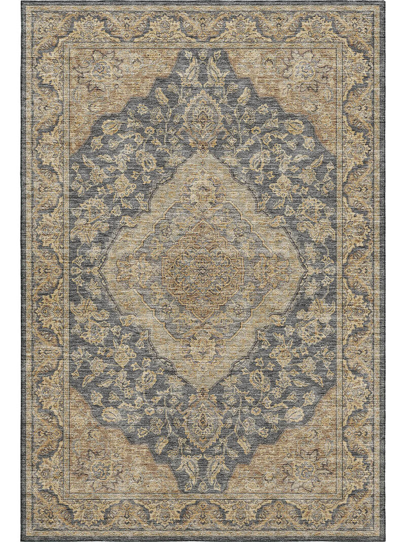 Hatay HY3 Charcoal 3' x 5' Rug