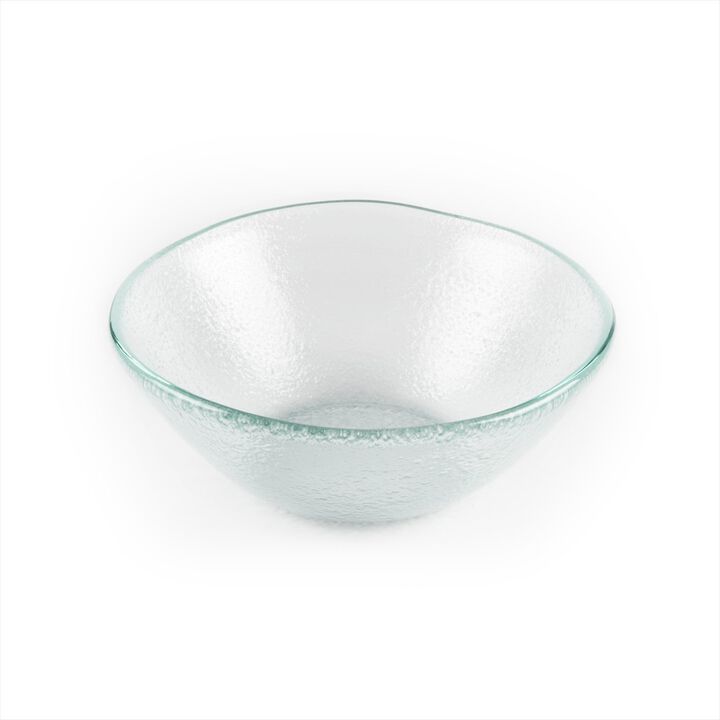 Glass Dinnerware dia.7.5" h:2.75" 20 oz. Round Clear Glass Bowl