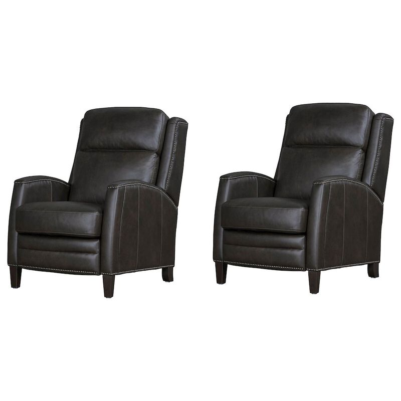 Parker Living Vermont - Slate Noire Manual Recliner Two Pack